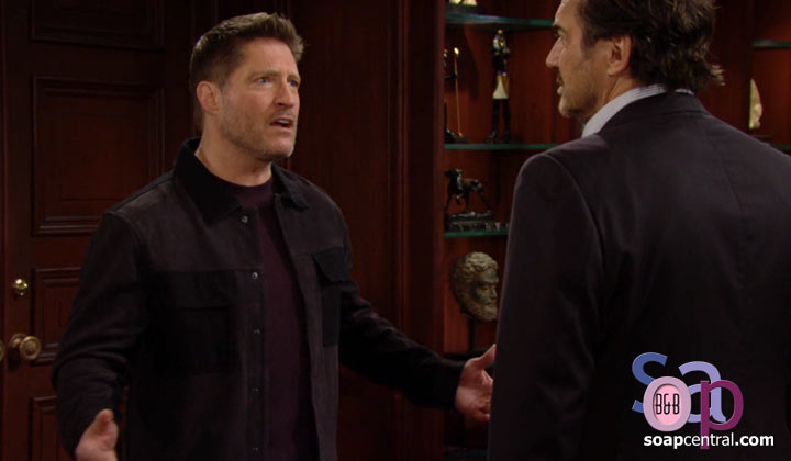 Deacon tells Ridge to stop running to Taylor and crying